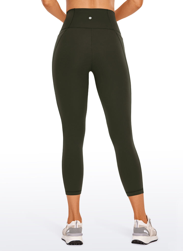 CRZ YOGA Women's Yoga High Rise Butterluxe Capri with Pockets 21'' Royal Lilac