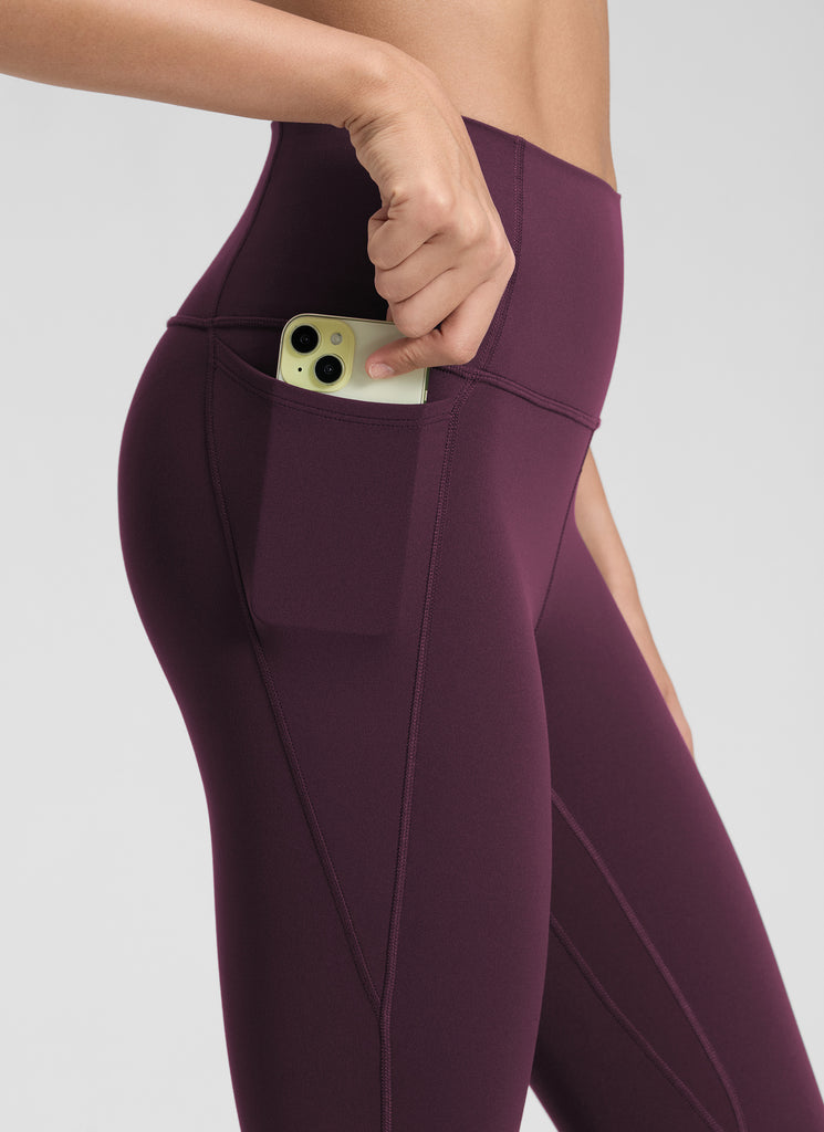 CRZ YOGA Women's Yoga High Rise Butterluxe Capri with Pockets 21'' Melanite