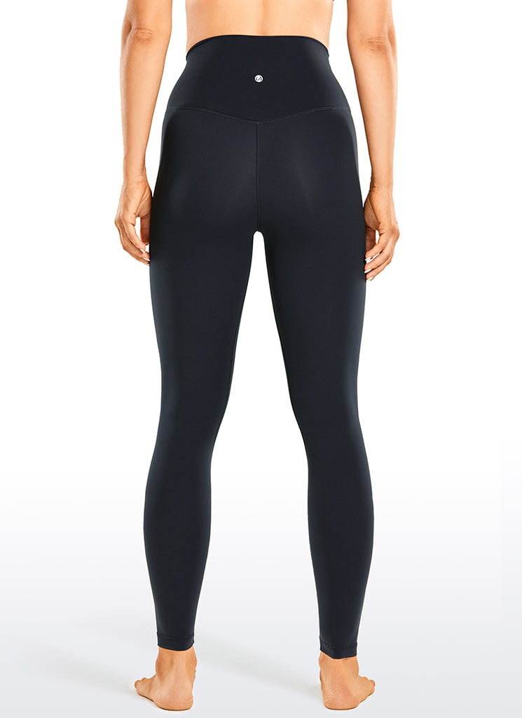 CRZ YOGA Women's Yoga Train High Rise Brushed Nakedfeel Leggings 25'' True Navy