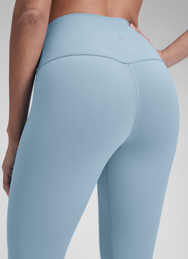 CRZ YOGA Women's Yoga Train High Rise Brushed Nakedfeel Leggings 25'' The Breeze Blue