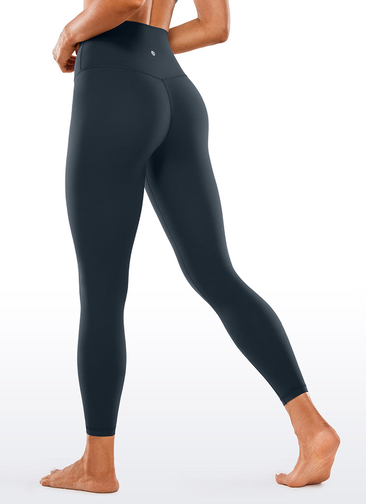CRZ YOGA Women's Yoga Train High Rise Brushed Nakedfeel Leggings 25'' Melanite