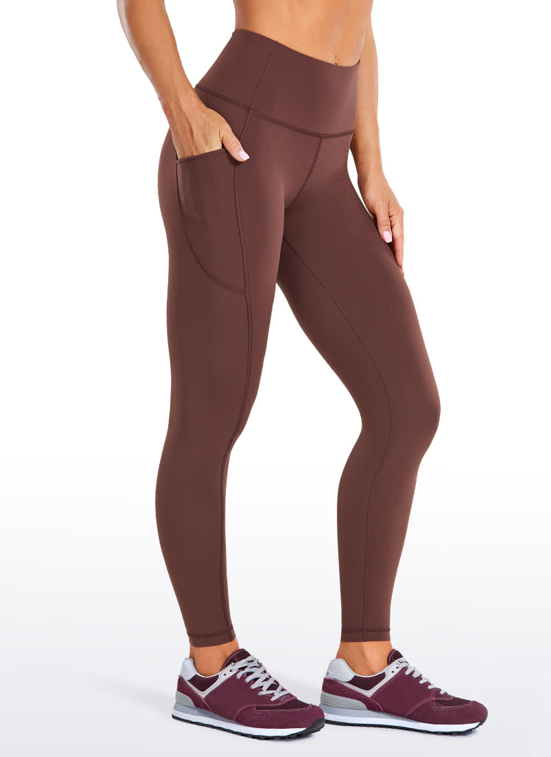 Gebürstete Nakedfeel-Leggings mit Tasche, 25''