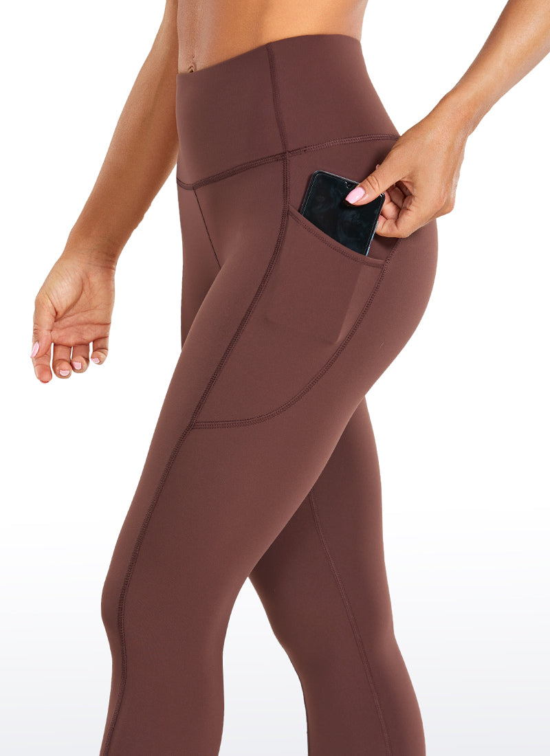 Gebürstete Nakedfeel-Leggings mit Tasche, 25''