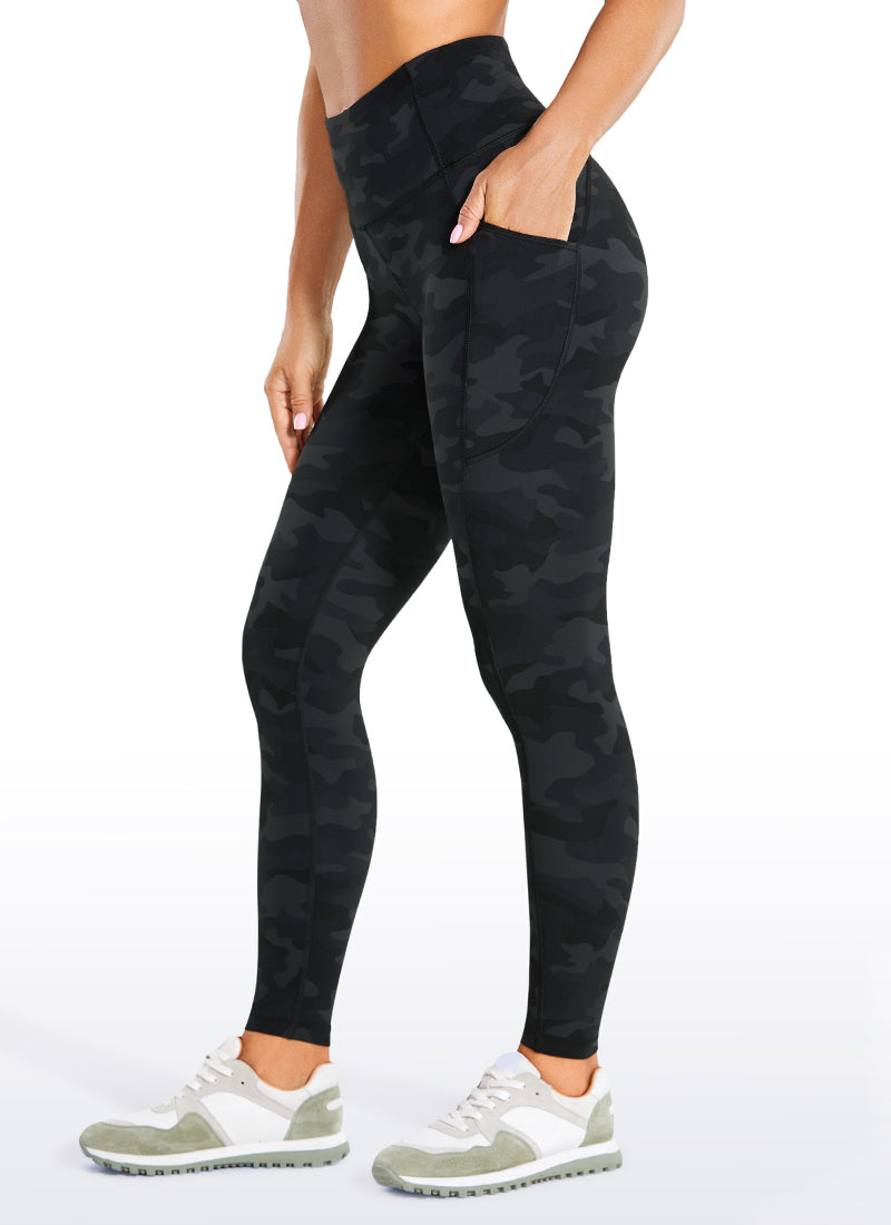 Gebürstete Nakedfeel-Leggings mit Tasche, 25''