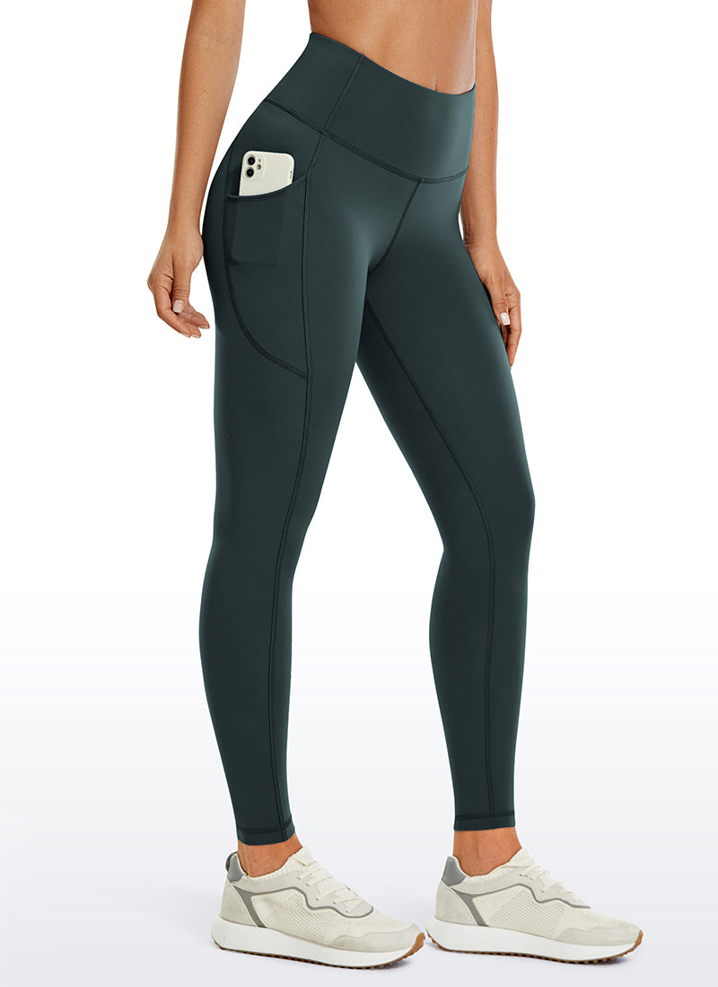 Gebürstete Nakedfeel-Leggings mit Tasche, 25''