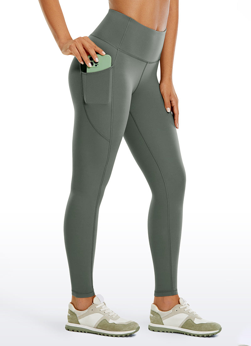 Gebürstete Nakedfeel-Leggings mit Tasche, 25''