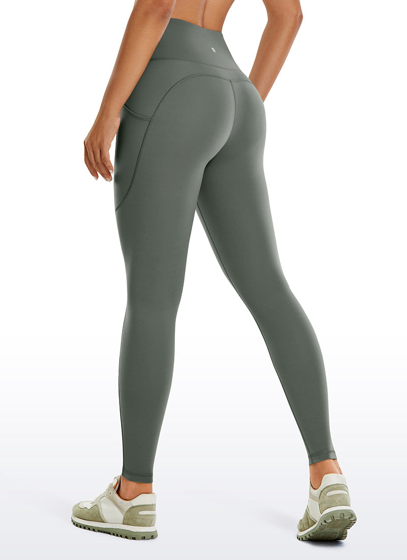 Gebürstete Nakedfeel-Leggings mit Tasche, 25''