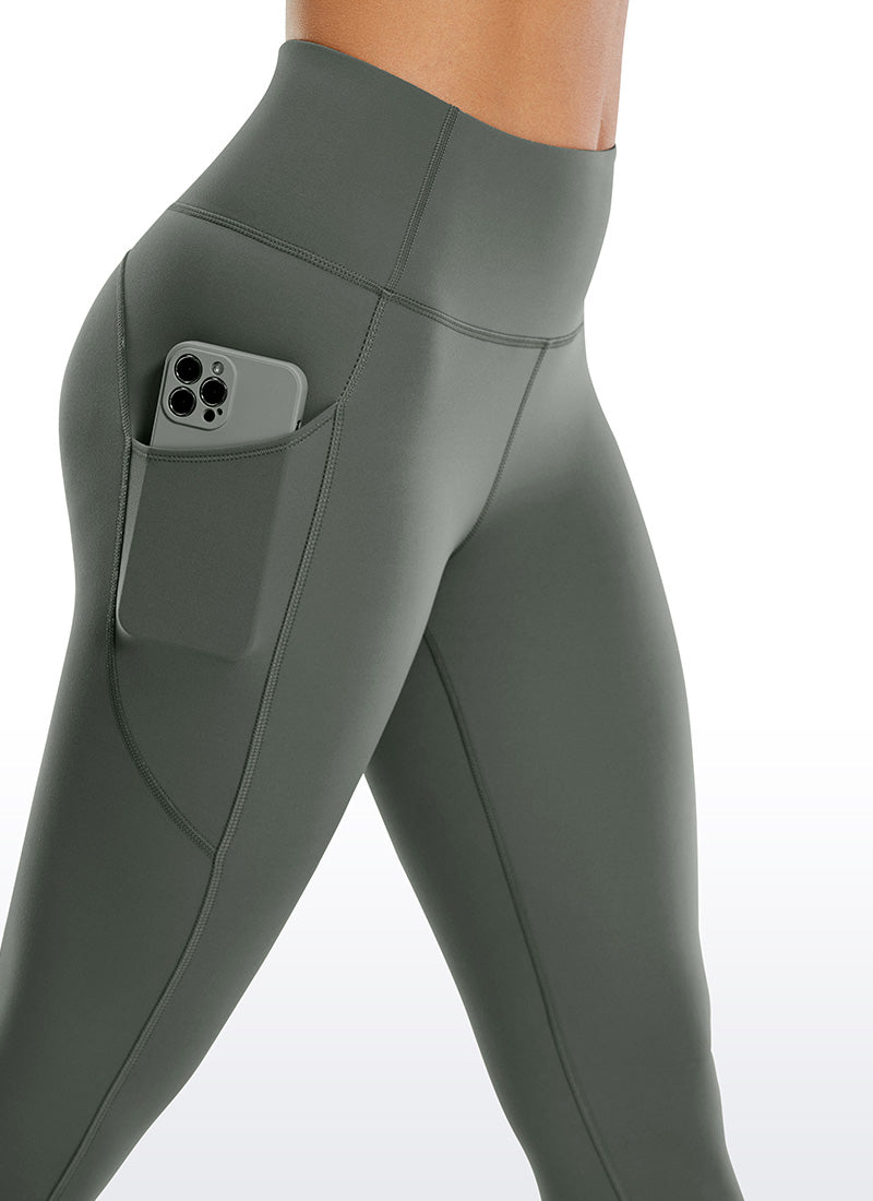 Gebürstete Nakedfeel-Leggings mit Tasche, 25''