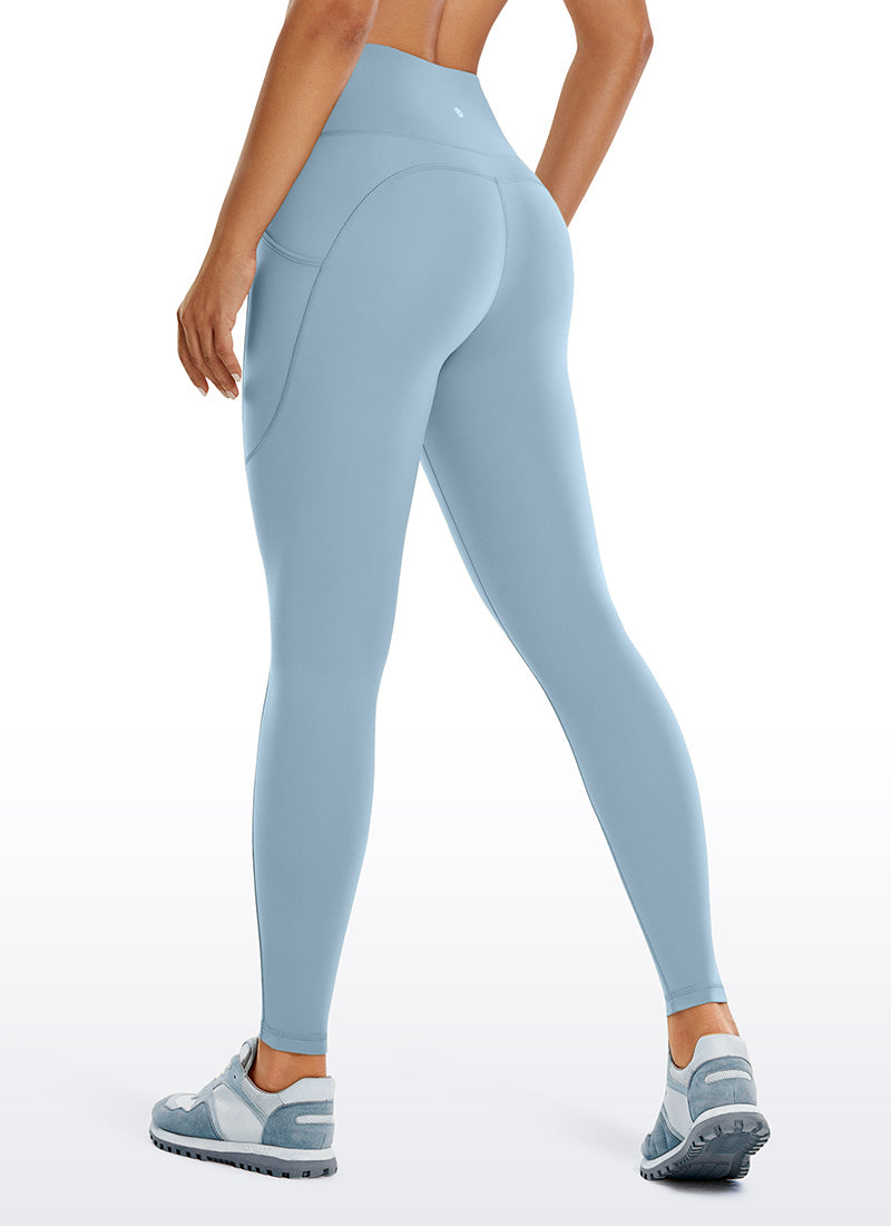 Gebürstete Nakedfeel-Leggings mit Tasche, 25''