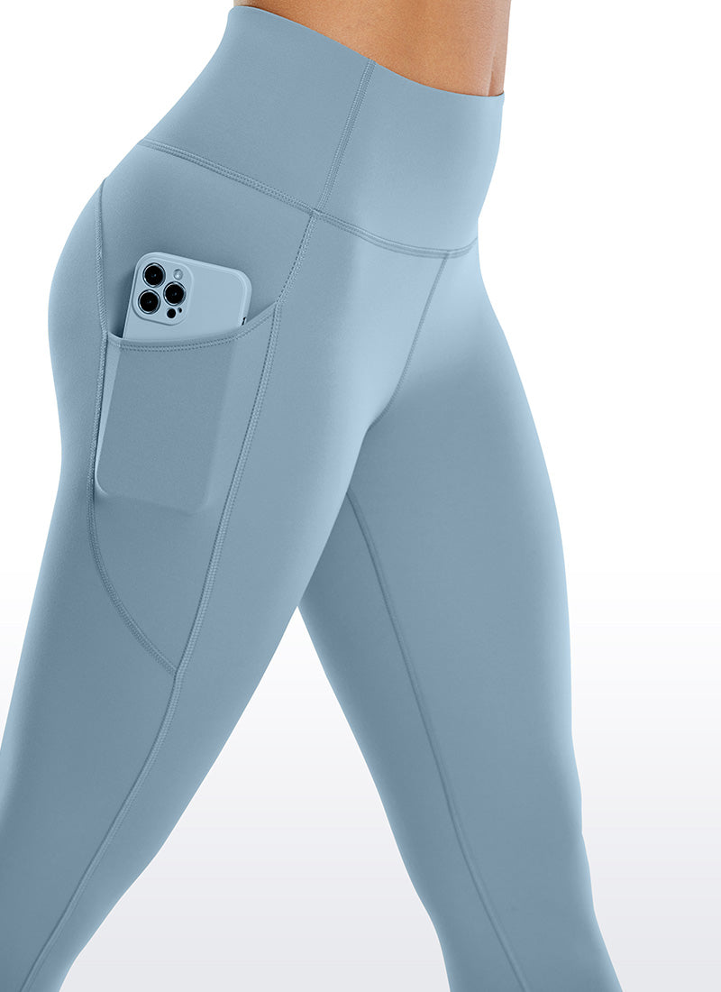 Gebürstete Nakedfeel-Leggings mit Tasche, 25''