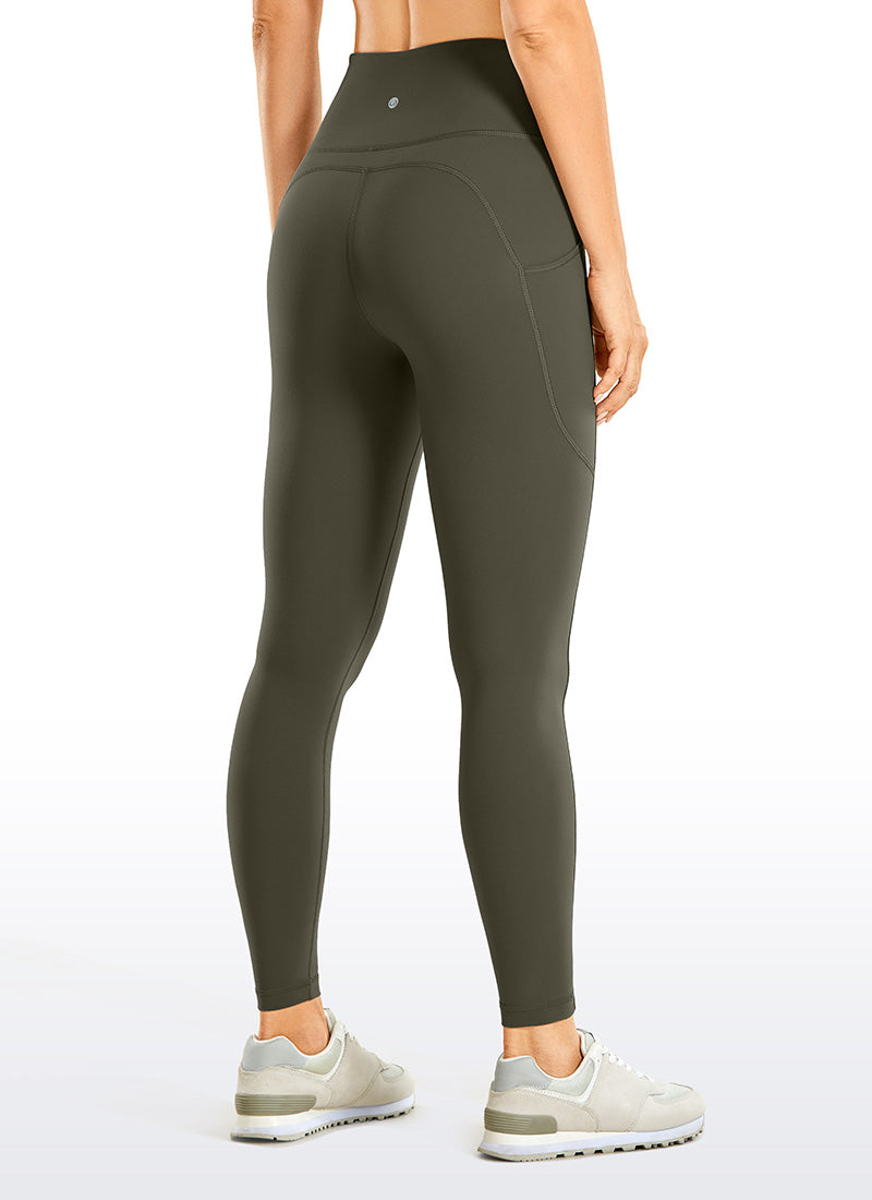 Gebürstete Nakedfeel-Leggings mit Tasche, 25''