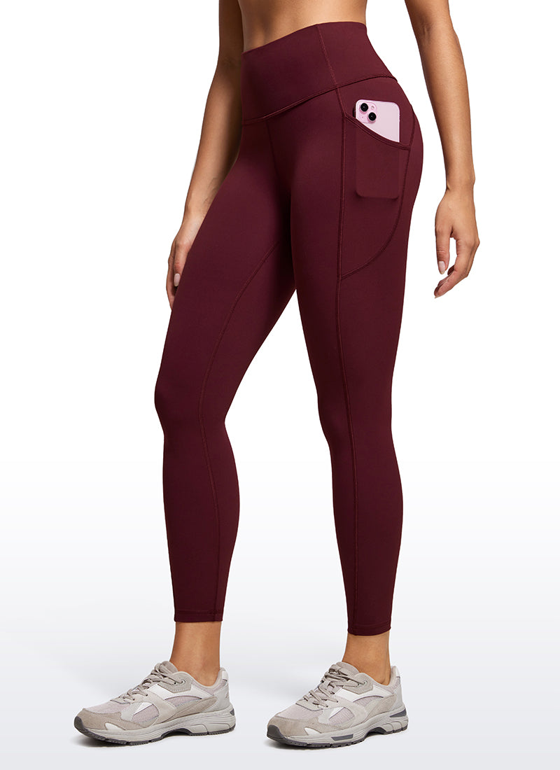 Gebürstete Nakedfeel-Leggings mit Tasche, 25''