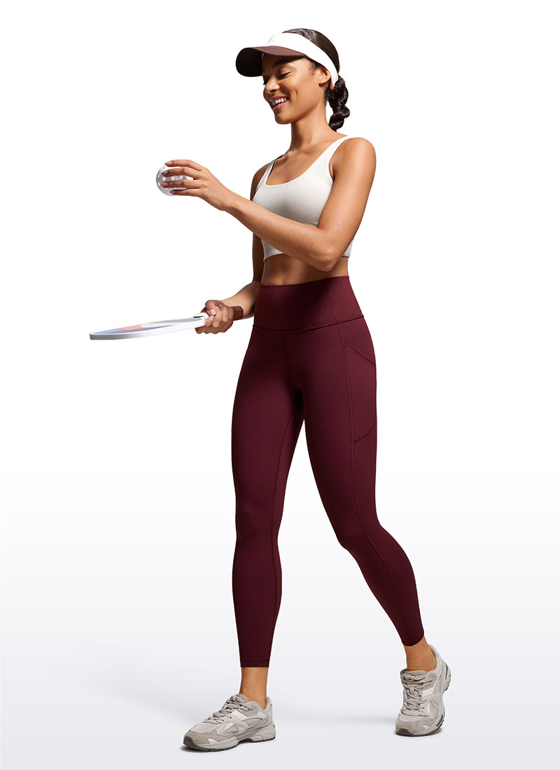 Gebürstete Nakedfeel-Leggings mit Tasche, 25''
