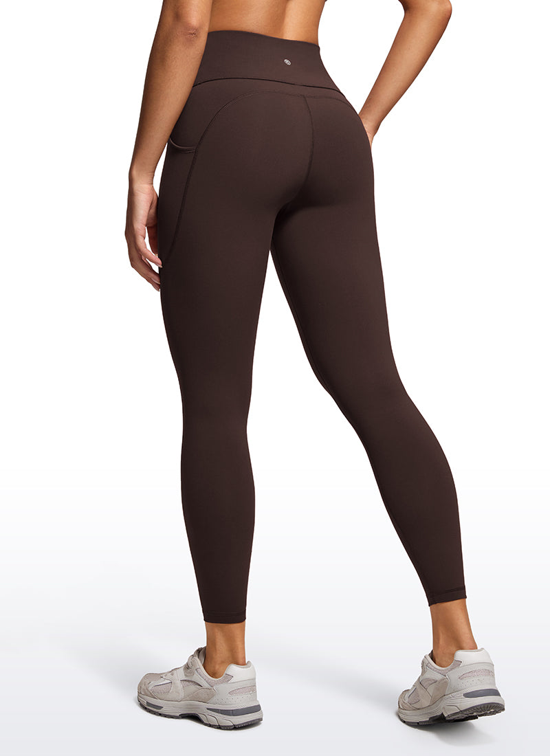 Gebürstete Nakedfeel-Leggings mit Tasche, 25''