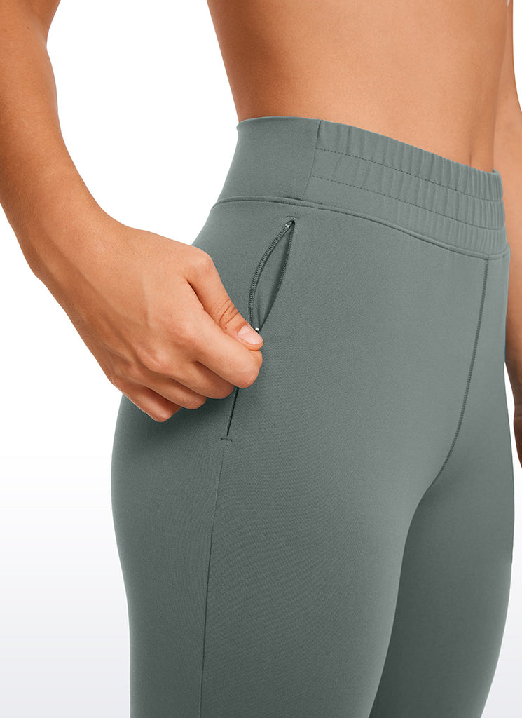 CRZ YOGA Womens Butterluxe High Waisted Joggers 27" with Pockets French Navy