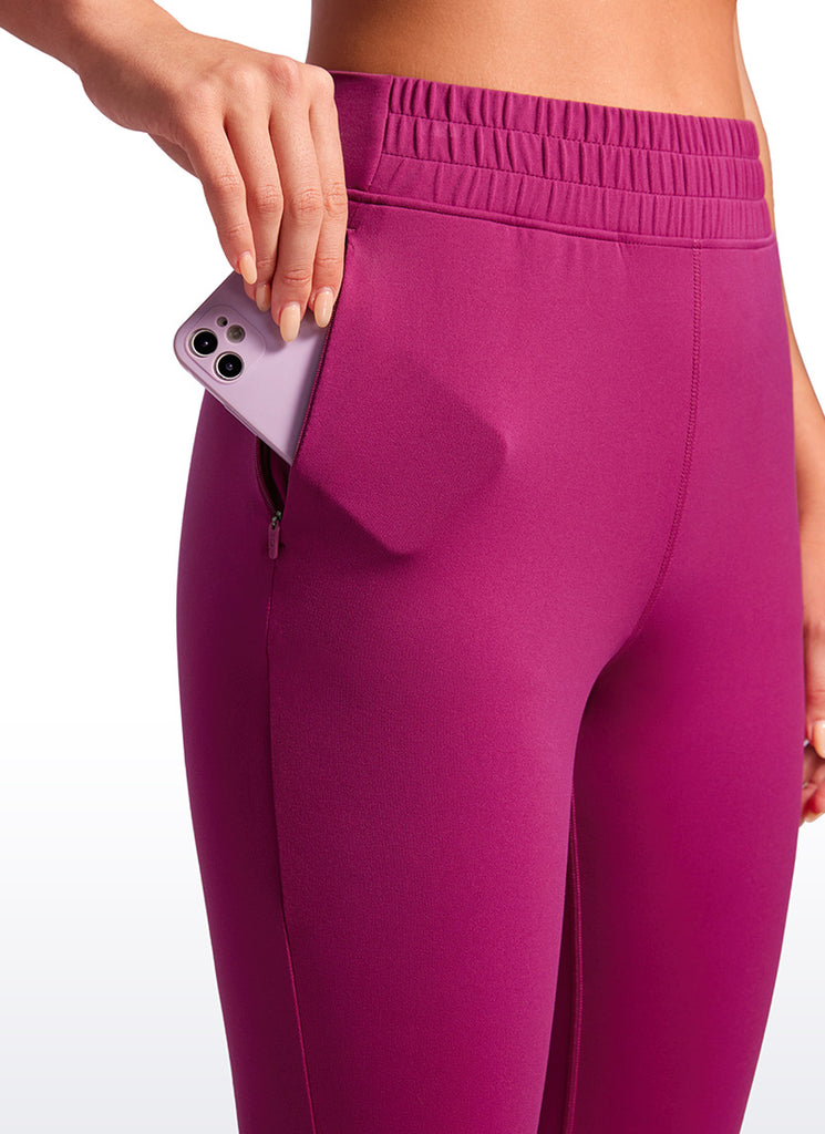 CRZ YOGA Womens Butterluxe High Waisted Joggers 27" with Pockets True Navy