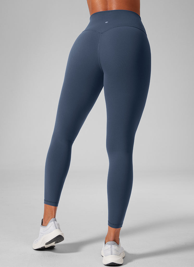 CRZ YOGA Women's Workout High Rise Butterlift Yoga Leggings 25'' Stelindigo