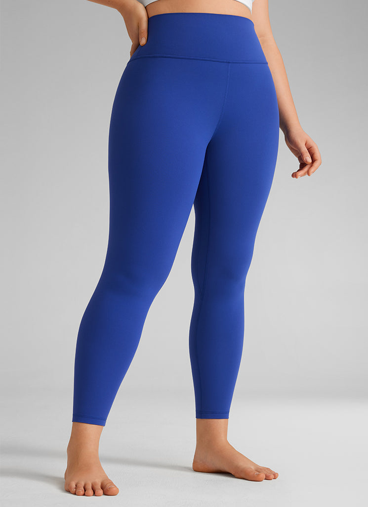 CRZ YOGA Women's Workout High Rise Butterlift Yoga Leggings 25'' True Navy