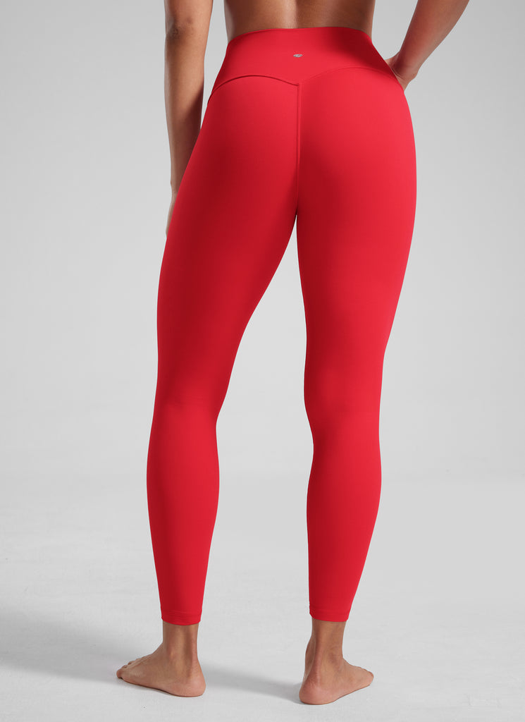 CRZ YOGA Women's Workout High Rise Butterlift Yoga Leggings 25'' Waves Blue