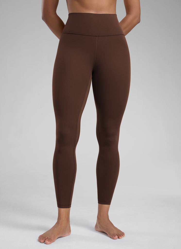 CRZ YOGA Women's Workout High Rise Butterlift Yoga Leggings 25'' Creamy Latte