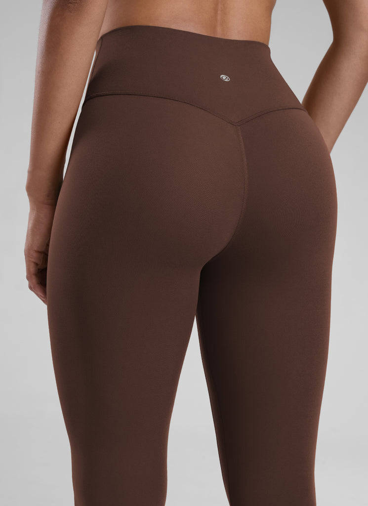 CRZ YOGA Women's Workout High Rise Butterlift Yoga Leggings 25'' Creamy Latte