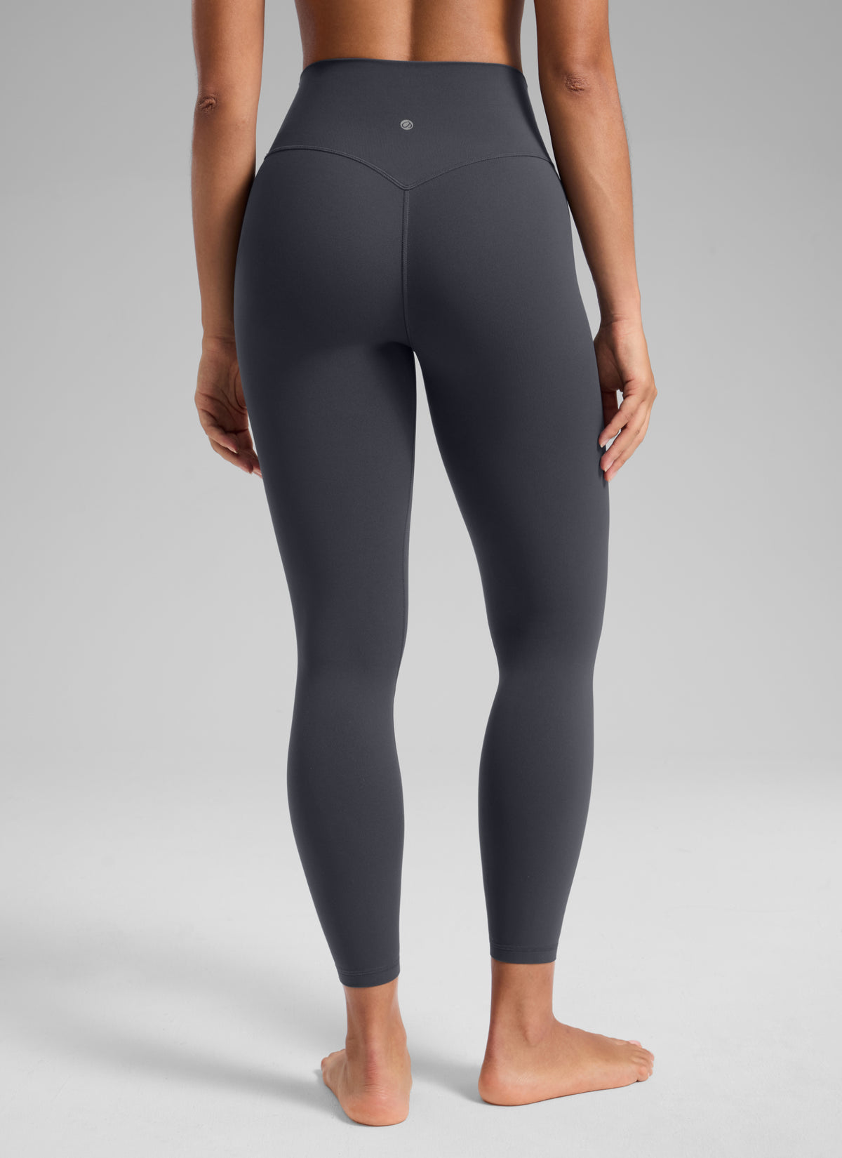 CRZ YOGA Women's Workout High Rise Butterlift Yoga Leggings 25'' Graphite Grey @model_info:S2