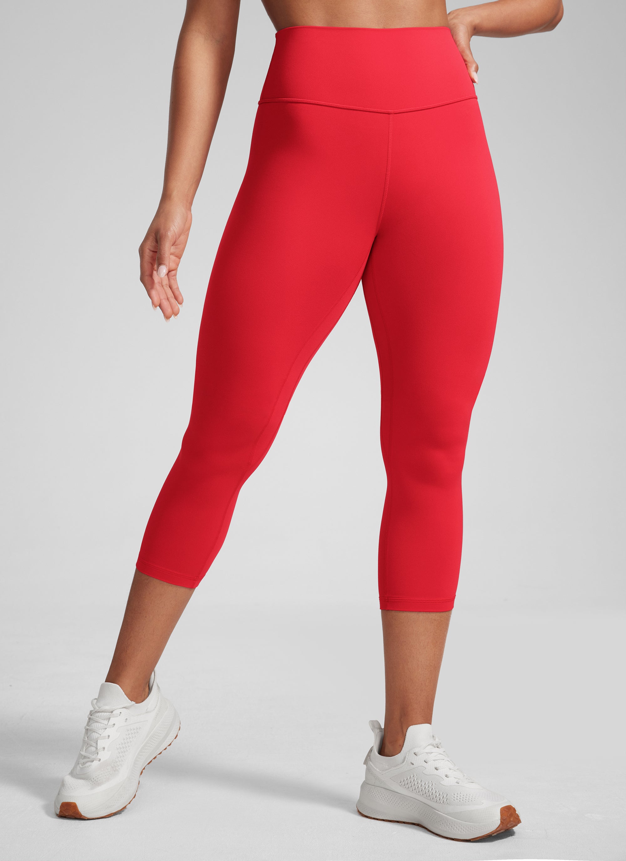 CRZ YOGA Women's High Waisted Capris Workout Leggings 21