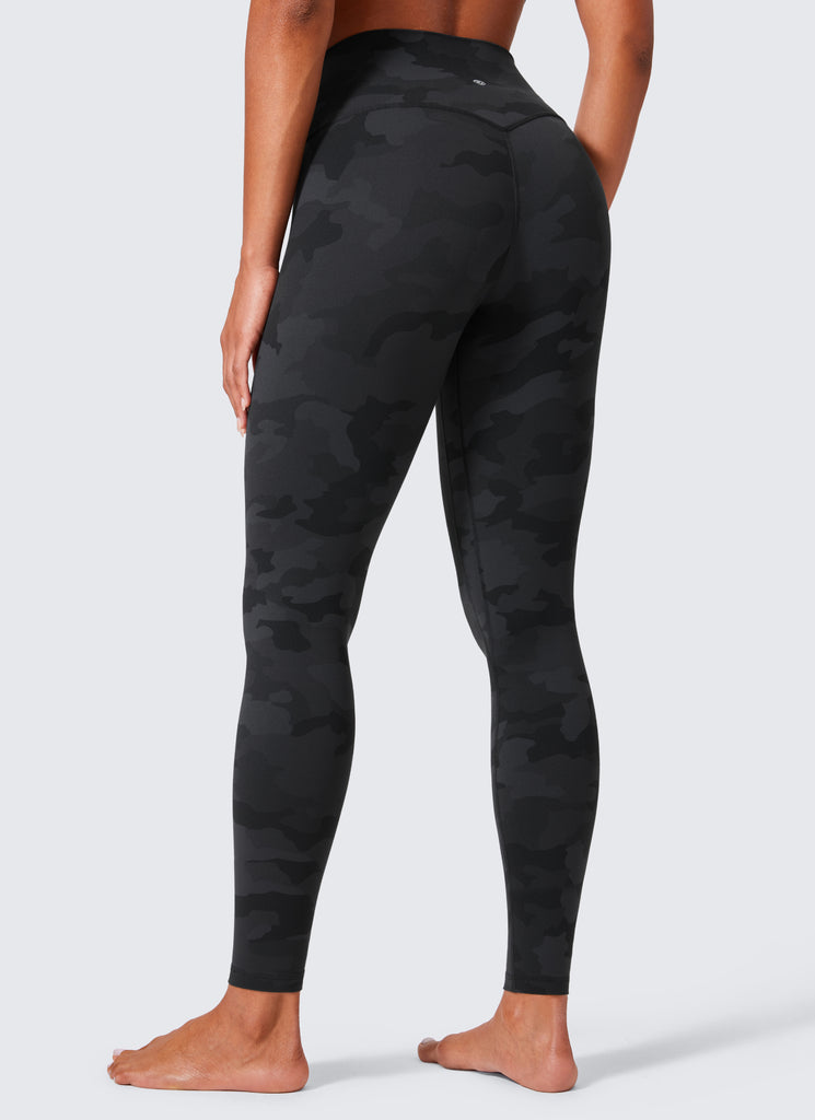 CRZ YOGA Women's Workout High Rise Butterlift Yoga Leggings 28'' Mysterious Grey