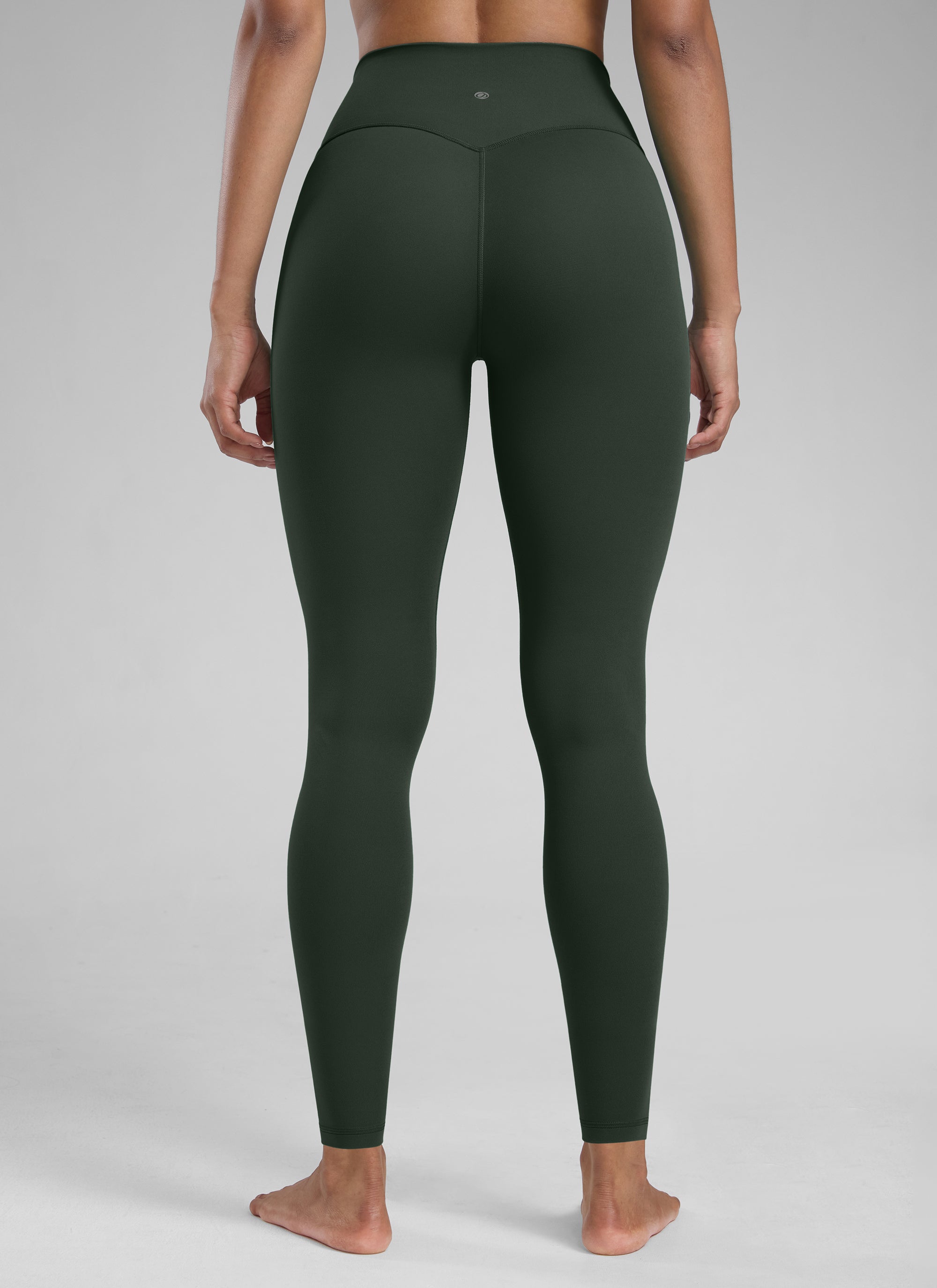 CRZ YOGA Women's Workout High Rise Butterlift Yoga Leggings 28'' Legend Green