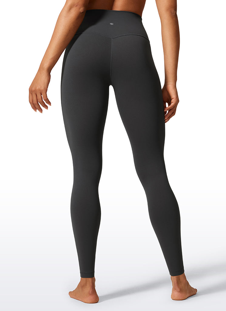 CRZ YOGA Women's Workout High Rise Butterlift Yoga Leggings 28'' True Navy