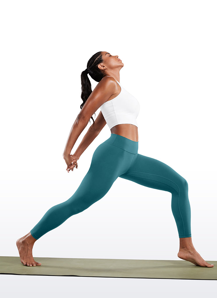 CRZ YOGA Women's Butterluxe Low Rise Workout Leggings 25" Green Jade