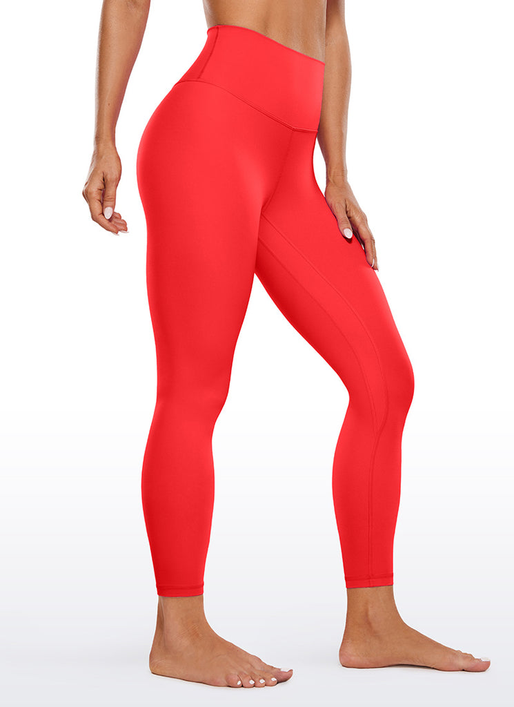 CRZ YOGA Women Butterluxe High Waisted Double seamed Yoga Leggings 25" Light Purple