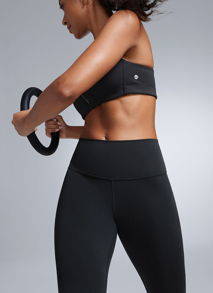 CRZ YOGA Women's Workout High Rise Butterbreeze Training Leggings 25'' Black