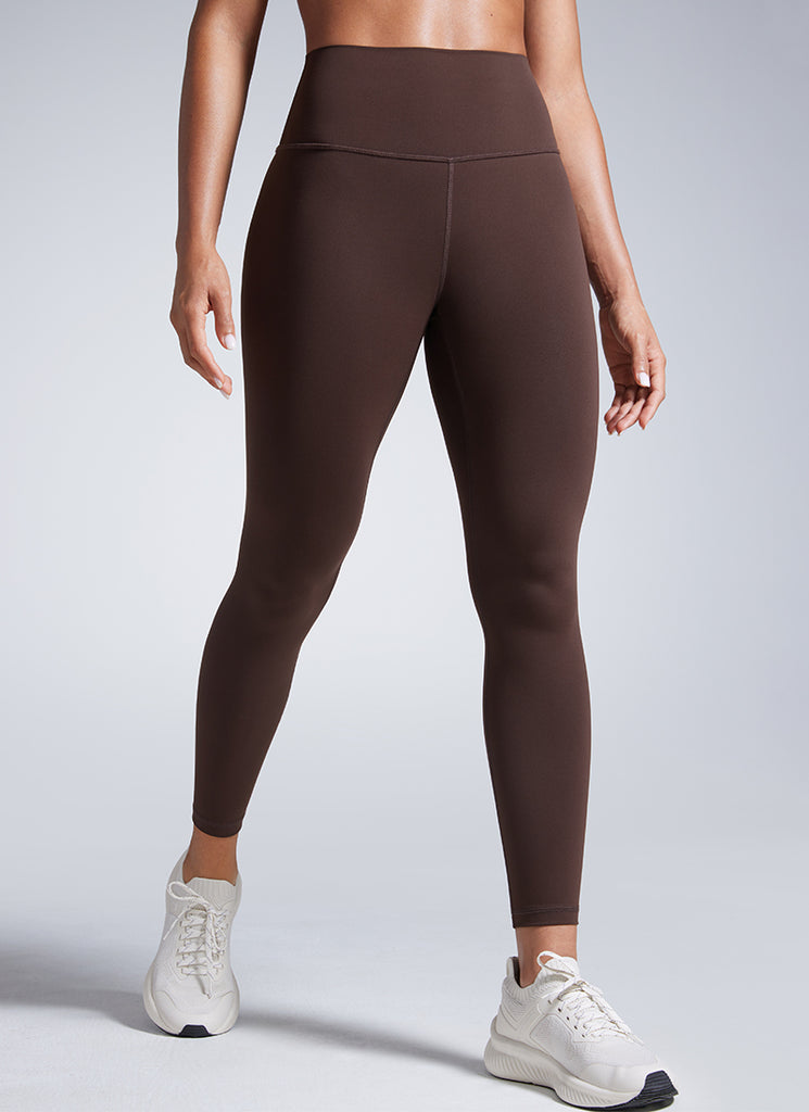 CRZ YOGA Women's Workout High Rise Butterbreeze Training Leggings 25'' Lava Smoke Grey
