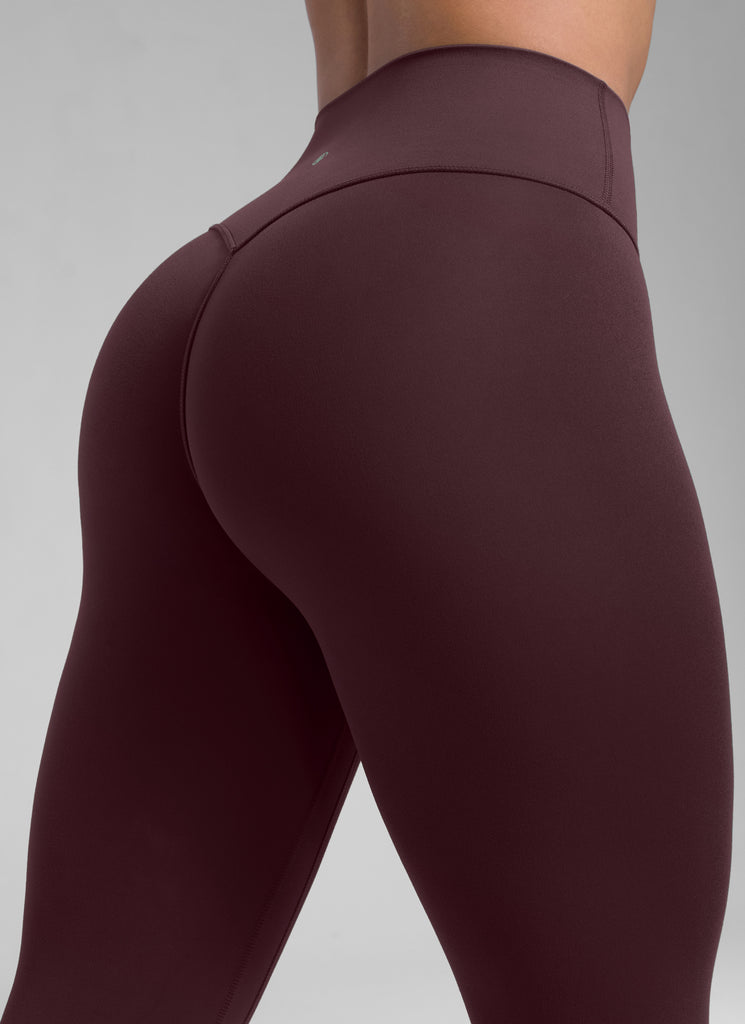 CRZ YOGA Women Butterlift High Rise Scrunch Butt Legging No Front Seam Ripe Plum