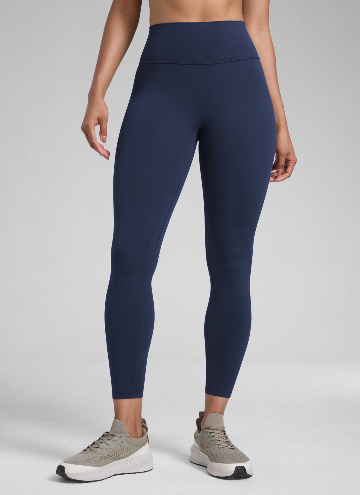 CRZ YOGA Women Butterlift High Rise Scrunch Butt Legging No Front Seam Club Blue