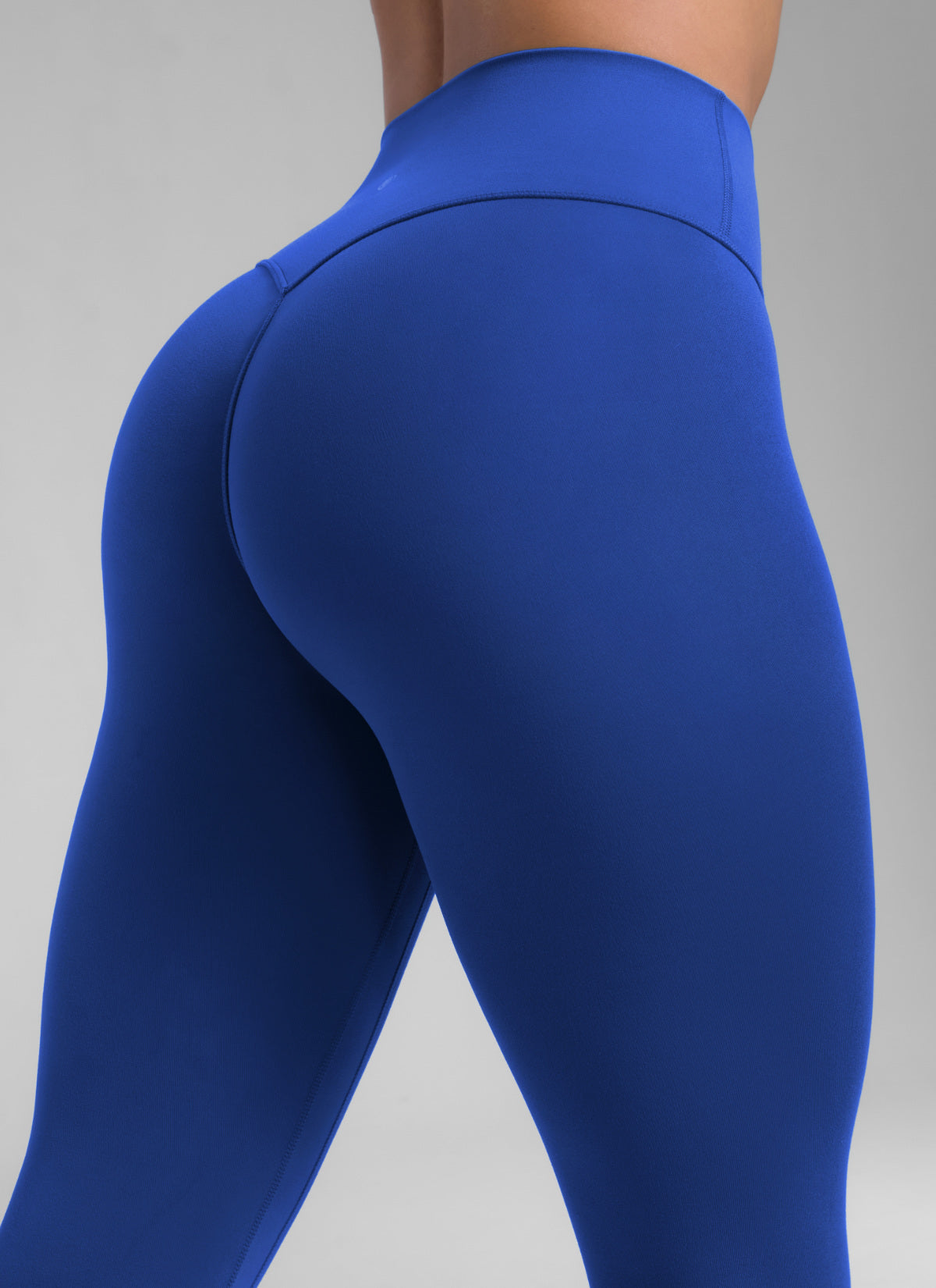 CRZ YOGA לנשים Secretsculpt™ טייץ אימון ללא תפר קדמי 71 ס"מ כחול גלים