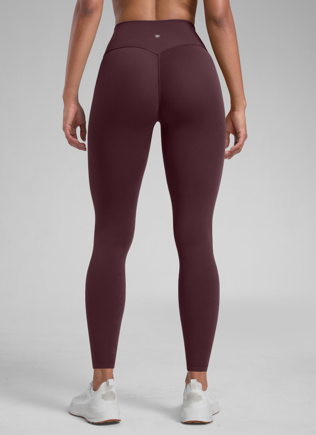 טייץ Secretsculpt™ לאימון לנשים של CRZ YOGA, ללא תפר קדמי, אורך 71 ס"מ, שזיף בשל