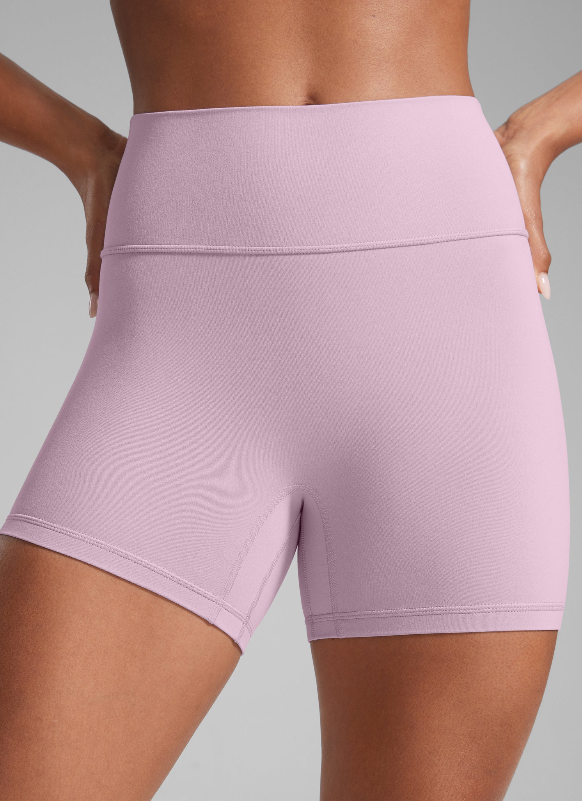 CRZ YOGA Womens Butterlift Scrunch Butt Atheletic Workout Biker Shorts Rock grey