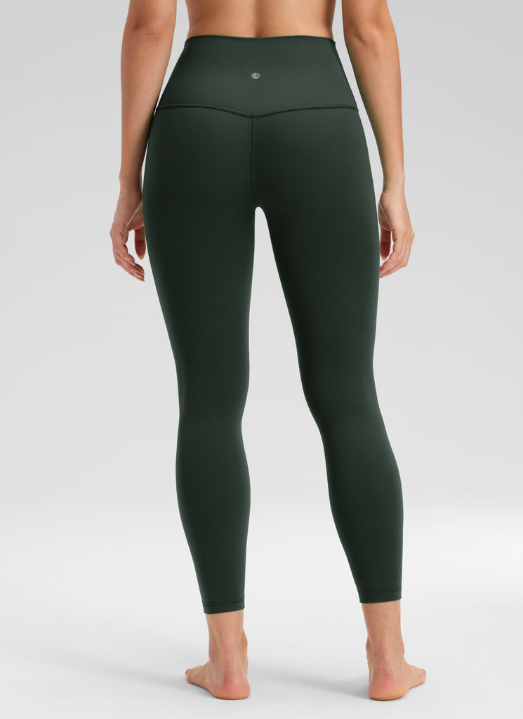 CRZ YOGA Women's Butterluxe Yoga High Rise No Front Seam Legging 25'' Cascadia Green