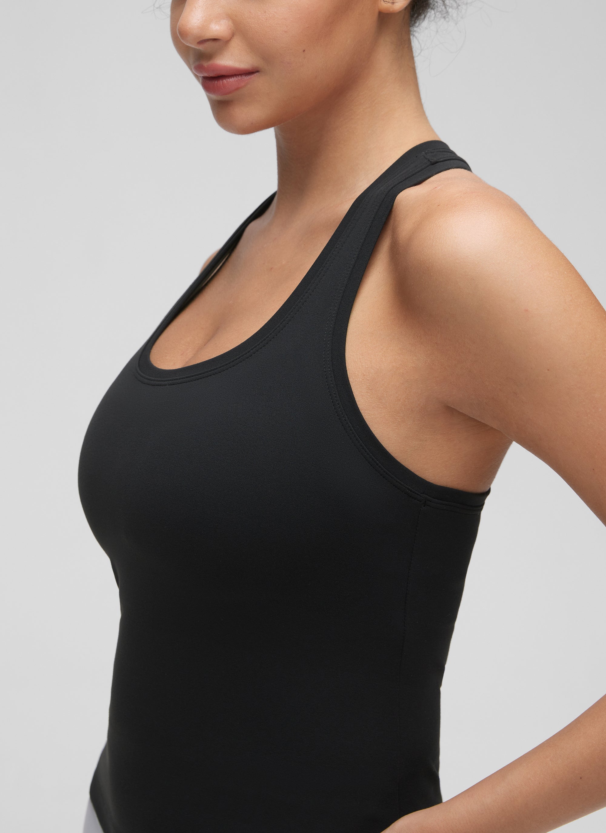 Butterluxe Racerback Waist Length Tank