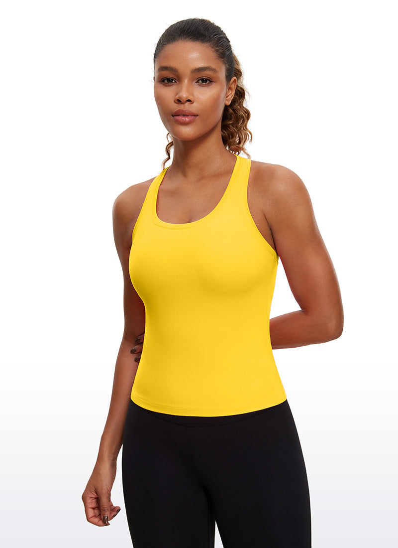 Butterluxe Racerback Waist Length Tank