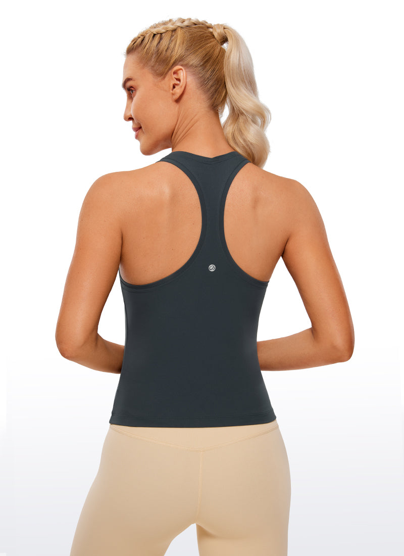 Butterluxe Racerback Waist Length Tank