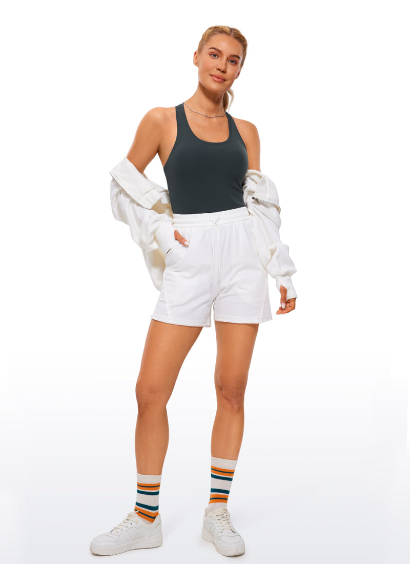 Butterluxe Racerback Waist Length Tank