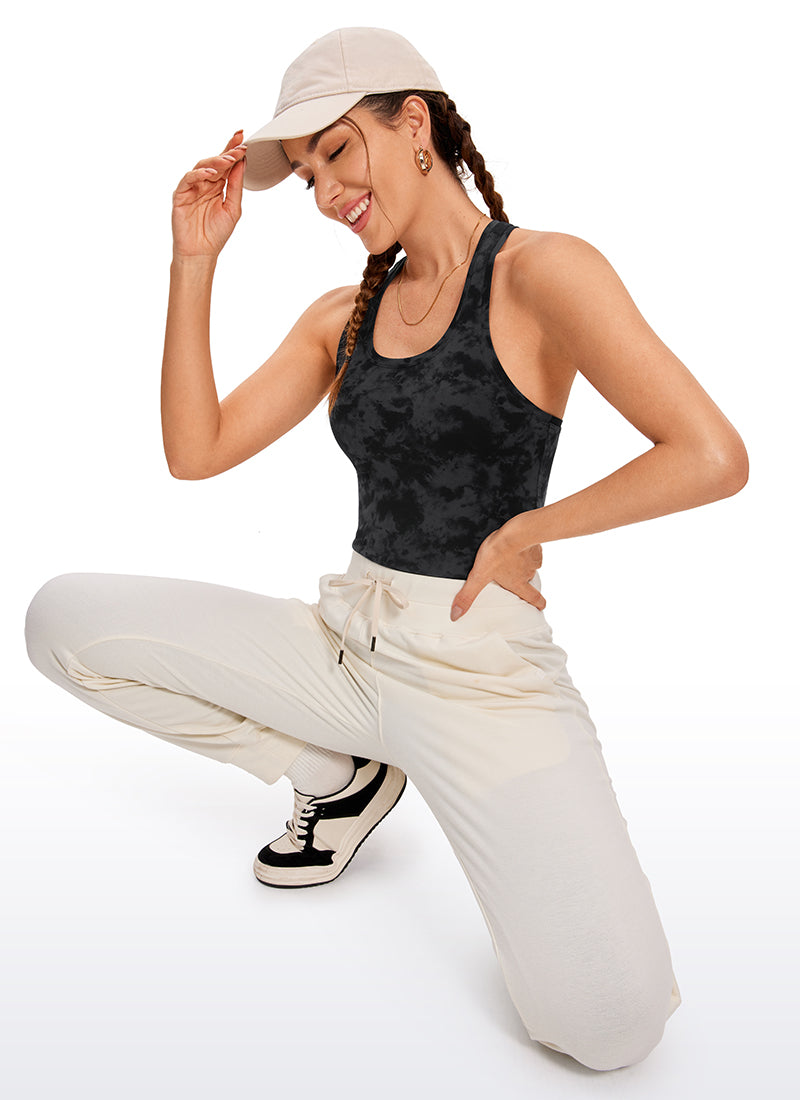 Butterluxe Racerback Waist Length Tank