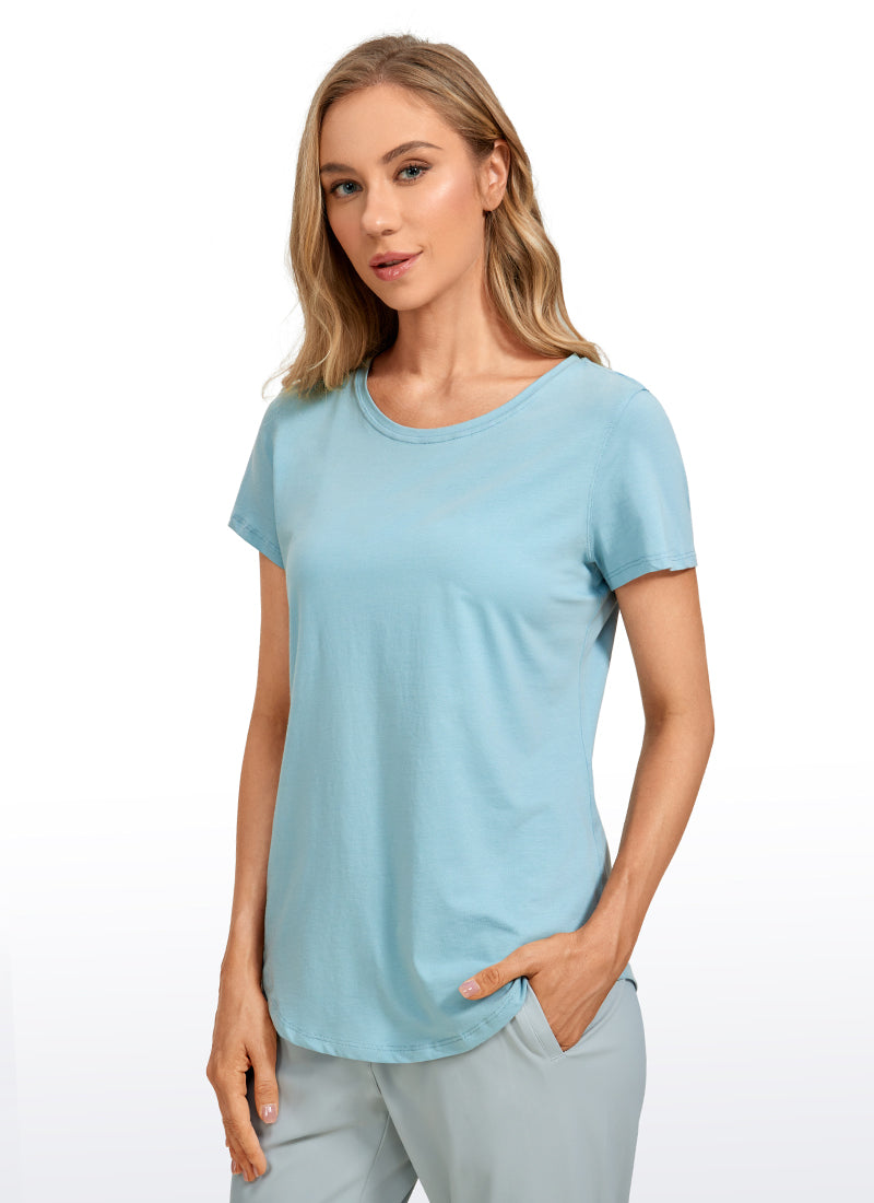 Pima Cotton Short Sleeves