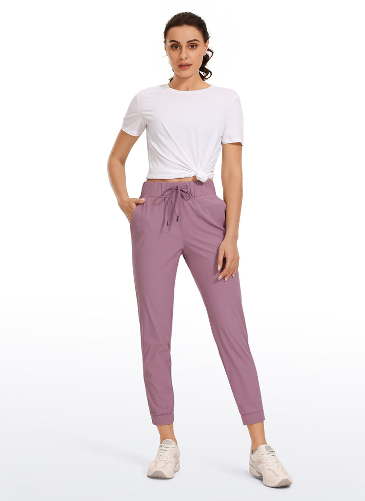 CRZ YOGA Women's Yoga Loose Fit Pima Cotton Short Sleeves Navy