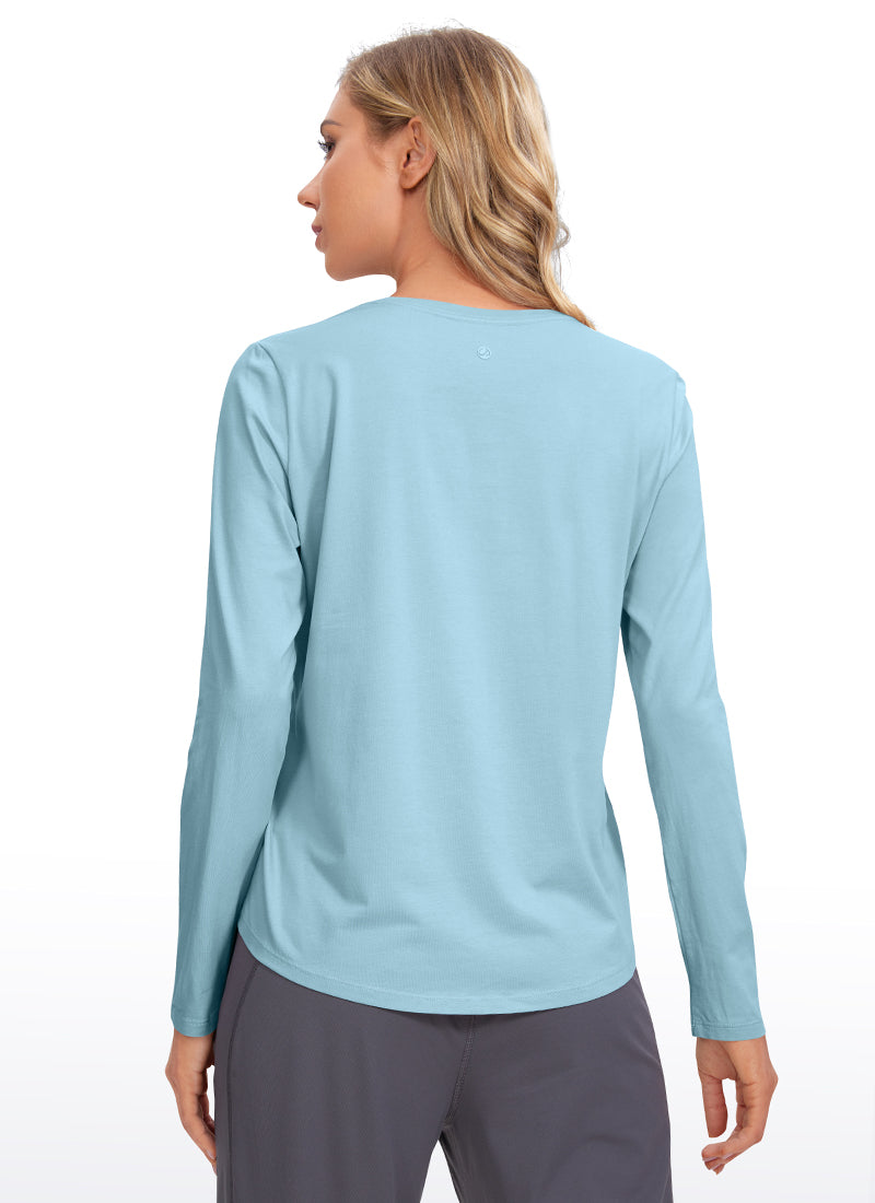 Pima Cotton Workout Long Sleeve