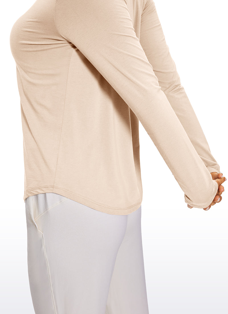 Pima Cotton Workout Long Sleeve