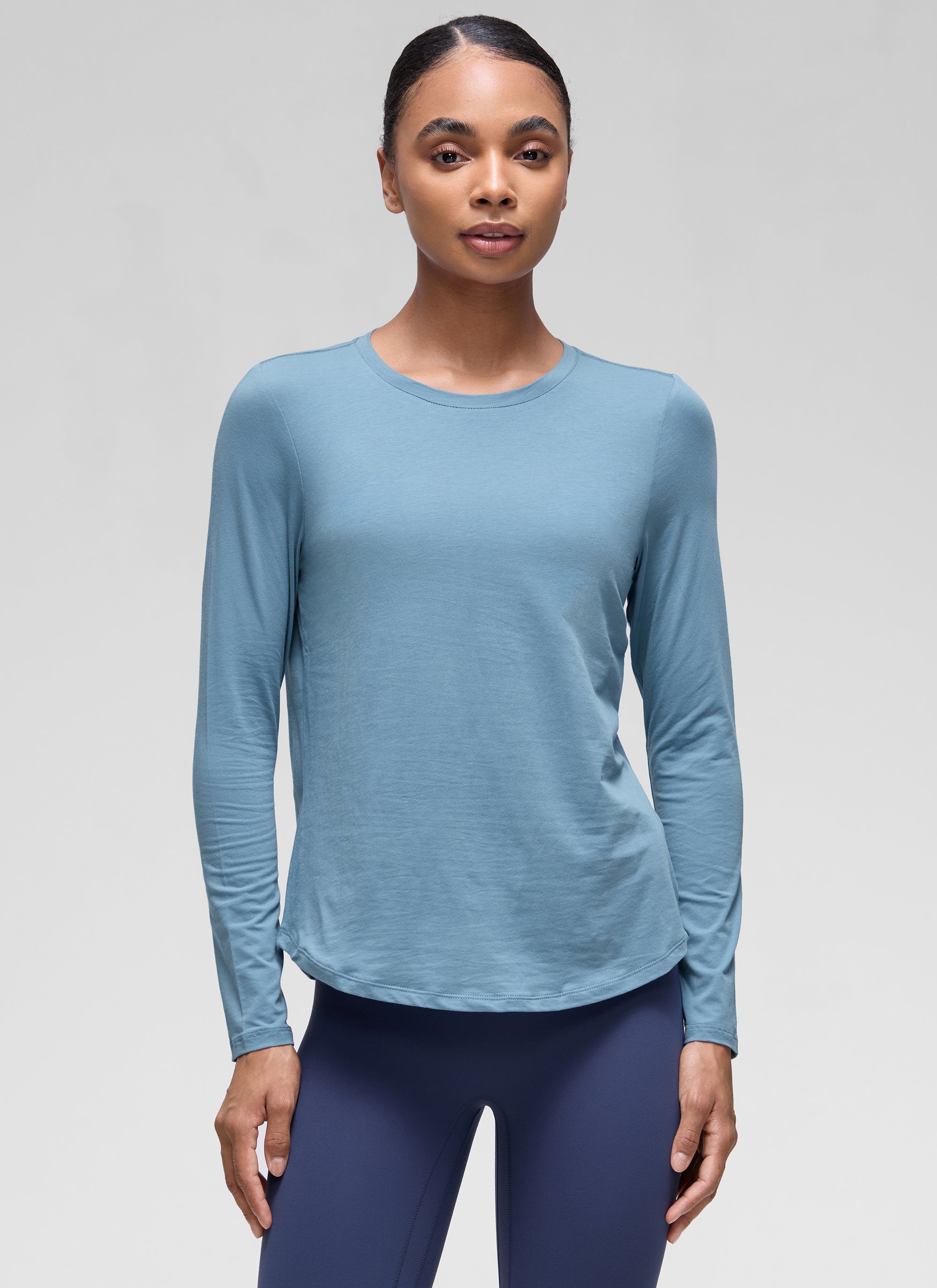 Pima Cotton Workout Long Sleeve